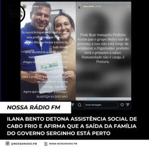 Leia mais sobre o artigo Ilana Bento detona Assistência Social de Cabo Frio e afirma que a saída da família do Governo Serginho está perto