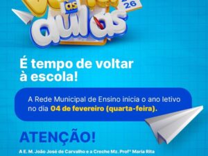 Leia mais sobre o artigo Aulas da rede municipal retornam em Armação dos Búzios