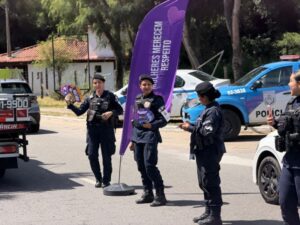 Leia mais sobre o artigo Blitz Mulher reforça o enfrentamento à violência contra a mulher em Búzios