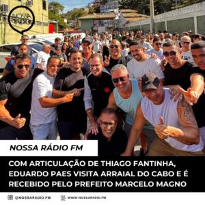 Leia mais sobre o artigo Com articulação de Thiago Fantinha, Eduardo Paes visita Arraial do Cabo e é recebido pelo Prefeito Marcelo Magno