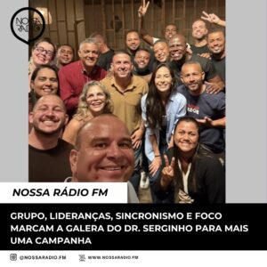 Leia mais sobre o artigo Grupo, lideranças, sincronismo e foco marcam a galera do Dr. Serginho para mais uma campanha