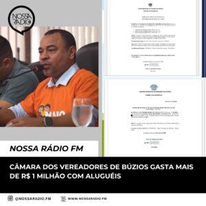 Leia mais sobre o artigo Câmara dos Vereadores de Búzios gasta mais de R$ 1 milhão com aluguéis