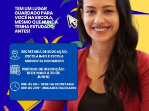 Leia mais sobre o artigo Prefeitura de Búzios abre inscrições para jovens e adultos que desejam concluir os estudos