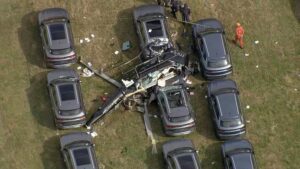 Leia mais sobre o artigo Seis morrem em queda de 2 helicópteros no Rio de Janeiro; aeronaves colidiram no ar