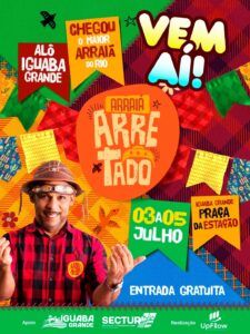 Leia mais sobre o artigo Arraiá Arretado chega a Iguaba Grande com três dias de festa, atrações infantis e muita tradição nordestina