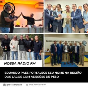 Leia mais sobre o artigo Eduardo Paes fortalece seu nome na Região dos Lagos com adesões de peso