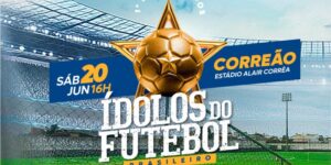 Leia mais sobre o artigo Ingressos solidários para o 1º Encontro de Ídolos do Futebol Brasileiro poderão ser trocados por 1 kg de alimento em Cabo Frio