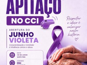 Leia mais sobre o artigo Secretaria da Pessoa Idosa promove Apitaço Contra a Violência à Pessoa Idosa em alusão ao Junho Violeta