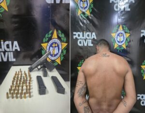 Leia mais sobre o artigo Suspeito por homicídio em Casimiro é encontrado escondido em Cabo Frio com arma e moto roubada