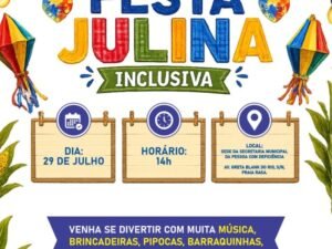 Leia mais sobre o artigo Secretaria da Pessoa com Deficiência promove Festa Julina Inclusiva na Praia Rasa
