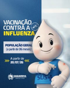 Leia mais sobre o artigo Prefeitura de Saquarema amplia campanha de vacinação contra a Influenza para toda a população a partir de 6 meses de idade