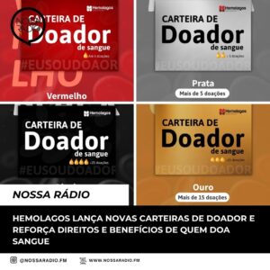 Leia mais sobre o artigo Hemolagos lança novas Carteiras de Doador e reforça direitos e benefícios de quem doa sangue