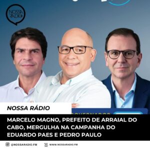 Leia mais sobre o artigo Marcelo Magno, Prefeito de Arraial do Cabo, mergulha na campanha do Eduardo Paes e Pedro Paulo