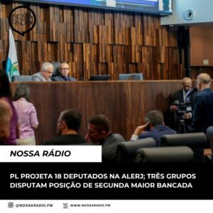 Leia mais sobre o artigo PL projeta 18 deputados na ALERJ, três grupos disputam posição de segunda maior bancada