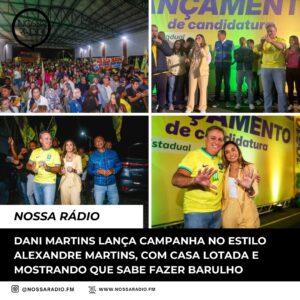 Leia mais sobre o artigo Dani Martins lança campanha no estilo Alexandre Martins, com casa lotada e mostrando que sabe fazer barulho