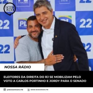 Leia mais sobre o artigo Eleitores da Direita do RJ se mobilizam pelo voto a Carlos Portinho e Jordy para o Senado