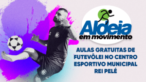 Leia mais sobre o artigo Inscrições para aulas gratuitas de futevôlei no Centro Esportivo Municipal Rei Pelé começam na terça (08)