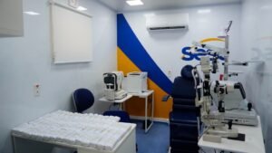 Leia mais sobre o artigo Carreta de Oftalmologia realiza mais de 2 mil exames e beneficia estudantes da rede municipal de Iguaba Grande