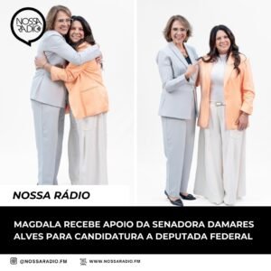 Leia mais sobre o artigo Magdala recebe apoio da Senadora Damares Alves para candidatura a Deputada Federal