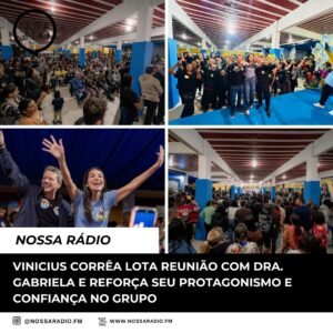 Leia mais sobre o artigo Vinicius Corrêa lota reunião com Dra. Gabriela e reforça seu protagonismo e confiança no grupo