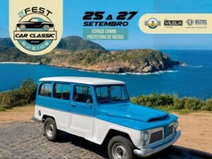 Leia mais sobre o artigo Búzios recebe 2º Fest Car Classic com mais de 250 veículos antigos e programação musical