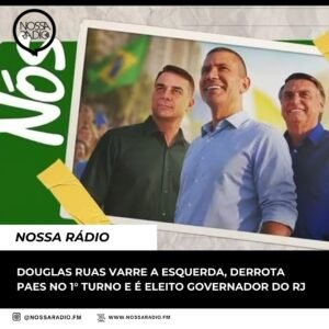 Leia mais sobre o artigo Douglas Ruas varre a esquerda, derrota Paes no 1° turno e é eleito Governador do RJ
