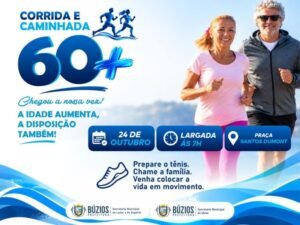Leia mais sobre o artigo Búzios abre hoje inscrições para a 1ª Corrida e Caminhada 60+
